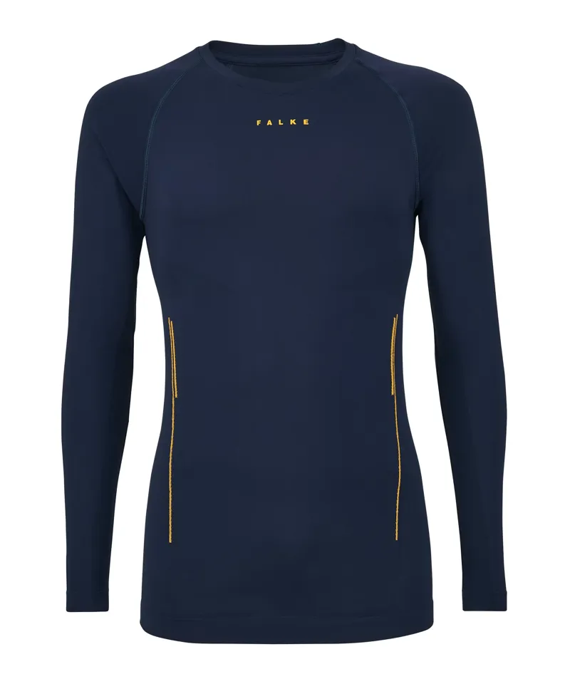 2024 Falke Trend men's crew neck base layer top blue